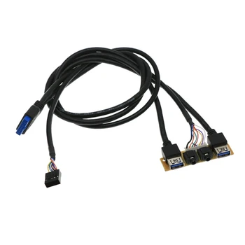 M2EC Prednja strana kućišta USB3.0 + USB3.0 + priključak H D Lukama Naknada io + Unutarnji kabel