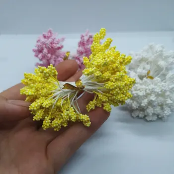 1000 kom 5 mm/0,19 cm Umjetno Cvijeće S Prašnicima Sretan Rođendan Ukras Za Zurke Svadbeni Nakit Flores Artificiale Dec