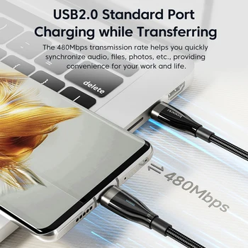 Tooci Type C NA USB Type C Kabel 100 W Brzo Punjenje Kabel Za Prijenos Podataka Kabel Za Samsung Xiaomi Huawei Matebook Macbook PD USB C Kabel