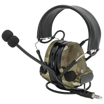 Taktička Slušalice Pelto COMTAC II Buke Soundbox Zaštita Sluha Airsoft Odnos Vojna prijenosni radio Slušalice