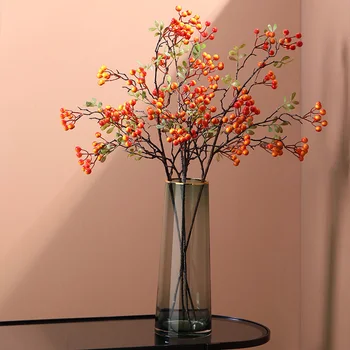 Umjetna Biljnih Imitacije Nakita Cvijeta Bobice Jesenje Voće Grana Lijepa održavanje bez Duljina 70 cm Imitacija Biljaka