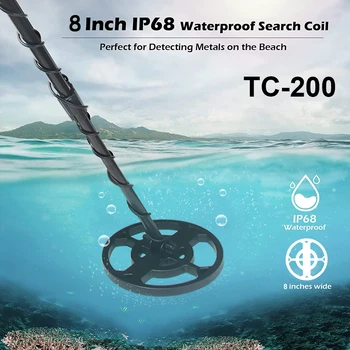 Profesionalni detektor metala search Engine Spool Otkrivanje Zavojnice za Tanxunzhe TC-200 8 cm Vodootporan 6,6 khz Pribor za metal detektora