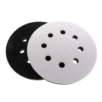 Soft spužvasto sučelje navlaka 2 KOMADA 125 mm do 5 cm sa 8 ulaza za brušenje pločica i brusnih diskova s kukama i spojnicama za poliranje neravne površine