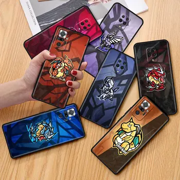 Japanski Anime Pokemon Torbica Za Telefon Xiaomi Redmi Note 10 9 Pro 11 10S 9S K40 9A 9C 9T 8 8T 7 10C Silikonska Torbica Crna Soft Funda