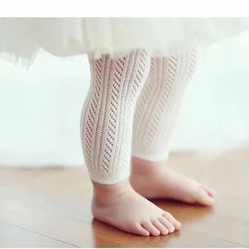 Novost 2019 godine, Hlače za mlađe dječake i djevojčice, pamučne pletene hlače od polipropilena s fleksibilnim gumicom u struku, Tajice za djevojčice, Dječje cvjetne čipke odjeća od 0 do 4 godine