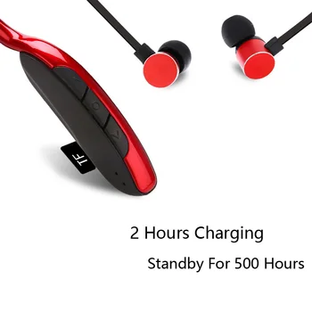BGreen Bluetooth Sportske Slušalice Sportski Slušalice Podrška za Reprodukciju MP3 TF Kartice BT Poziva Stereo Slušalice S Velikim Ugrađenom Baterijom