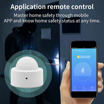 Tuya Zigbee Senzor Pokreta Osoba Pametna Kuća PIR detektor Pokreta Detektor Sigurnosti SmartLife Program Upravljanje i Rad s Pristupnikom ZigBee