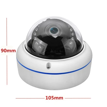 AHD Dome Kamera 2MP 5MP Full HD 360 Stupnjeva Fish Eye Osnovna Sigurnost Infracrvena Kamera za video Nadzor, 20 M, Экранным Kabelom
