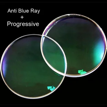 1.56 1.61 1.67 Anti-Plave Zrake Prilagoditi Progresivne Leće Smole Optički Recept Photochromic Naočale Naočale