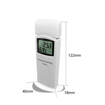 3 Kanalni vremenska stanica Vanjski Bežični Digitalni Senzor Hygrometer Termometar Pribor Pogodna za Unutarnje Prijemnika V2810 2800U