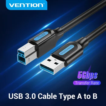 Vention USB Kabel za Pisač USB 3.0 Tip A Priključak B Priključak USB Kabel za Canon i Epson ZJiang Label USB 3,0 2,0 Skener Kabel Pisača