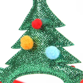 Božićni naočale Božićno drvce okvir od sob rogova dječji vrtić trgovački centar večernje prerušiti se dječji nakit Djed Mraz snjegović навидад