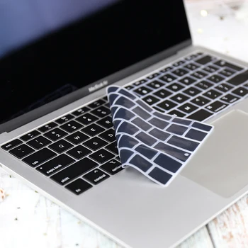 Zaštitnik tipkovnice za Apple MacBook 2018 Air 13 Poklopac tipkovnice s engleskim slovima Azerty EU Verzija US Qwerty, model A1932