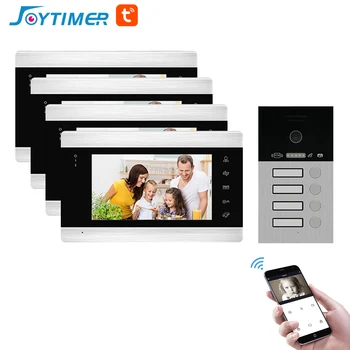 Tuya WIFI video interfon za Stanove 1200TVL video interfon Podrška RFID Kartice za Otključavanje Mobilnog Upravljanja za Nekoliko domaćinstava