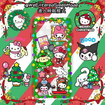 Božićni Slatka TORBICA Hello Kitty Za iPhone 14 11 12 7 X 8P XR XS XS MAX 11 12pro 13 pro max 13 promax 2022 Torbica za telefon s mekom oblogom