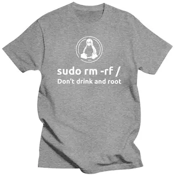 Muška Odjeća Programer Programiranje I Kodiranje Kodiranje Muška T-Shirt Linux Root Sudo Zabavna T-Shirt Majica Kratkih Rukava Хлопковая T-Shirt