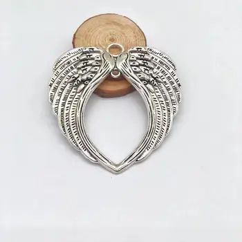 Cink legura 2 kom. privjesci u obliku krila anđela su pogodni za DIY ogrlica ručno izrađene naušnice narukvica ovjes Izrada Nakita
