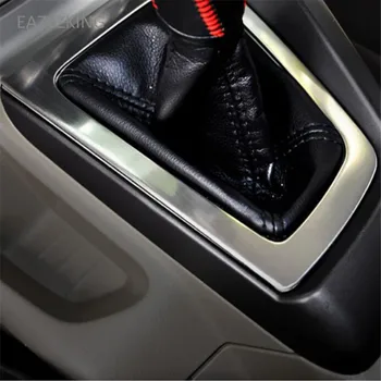 EAZYZKING Auto-stil od nehrđajućeg čelika Ručni Mjenjač Poklopac ukrasni okvir Oznaka Torbica Za Ford Focus 3 (2012-)