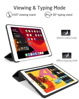 Smart cover Za iPad 10 10,9 2022 Mini 6 Torbica Silikonska Torbica za iPad 10,2 2021 9th 7th 8th Gen Pro 11 Air 2 9,7 2018 Capa