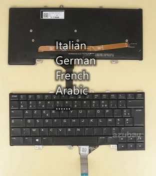 Talijanska Švicarski Njemački francuski Arapski Tipkovnica za Dell Alienware 13 R3, 15 R3 15 R4 0KFDHK 0JP3V0 07WP8J 0MWN2R 0V28RG s RGB pozadinskim osvjetljenjem