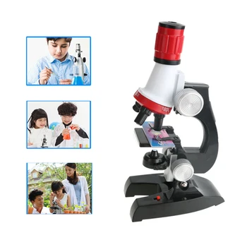 ZK30Microscope Kit Laboratorijske LED 100X-400X-1200X Osnovna Školska Znanstvena Edukativne Igračke na Poklon Fin Biološki Mikroskop Za Djecu