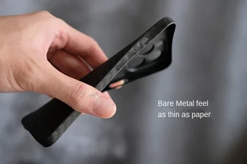 Za iphone 13 Pro max MINI ultra-tanki torbica za mobilni telefon 0,35 mm s teksturom od karbonskih vlakana, prozračni torbica od polipropilena