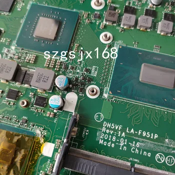 Za Acer AN515-52 A715-72G Matična ploča laptopa LA-F951P DH5VF procesor (SR3YY) I7-8750H, grafički procesor: GTX1050 4G (N17P-G0-A1) DDR4 Test u Redu