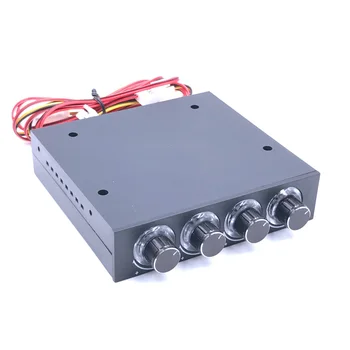 SXDOOL STW-6002 4-kanalni regulator brzine ventilatora sa plavim led kontroler i procesor HDD, VGA