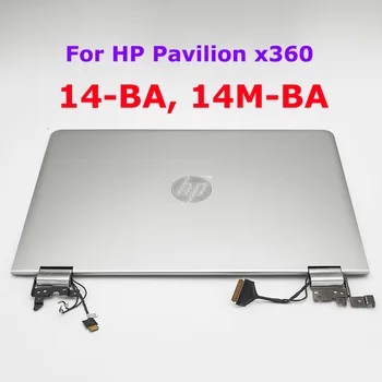 14-Inčni LCD zaslon osjetljiv na Dodir Digitalizator, Cijeli sustav Za HP Pavilion X360 14-BA 14M-BA s Okvirom, Komplet Gornje Polovice
