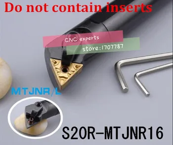 S20R-MTJNR16 20 mm Tokarilica Reznih Alata Okretanje Alata CNC Tokarilica Strojevi za Unutarnji Metalni Okretanje Alat Расточная Vijcima Tip MTJNR/L