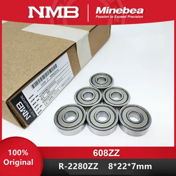 Originalni NMB Minebea kvalitetan ležaj R-2280ZZ 8*22*7 mm 608ZZ Ležaj kotača za skateboard 8x22x7 mm