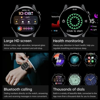 Xiaomi Reloj Novi GT3 Pametni Sat Muška Vodootporan IP67 Fitness Tracker i29 Instrumenti Za Mjerenje Krvnog Tlaka, Digitalni Satovi Za Žene Pametni Sat PK GT2