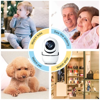 5G WiFi IP Kamera Automatsko Praćenje Kamera za video Nadzor Mini-Kamera 4MP 360 Dječji Monitor Cctv Kamera je Pametna Bežična Kuća