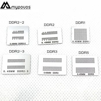 6 kom./lot bga matrice s direktnim grijanjem (DDR, DDR2 DDR2-2 DDR2-3 DDR3 DDR5) za XBOX360 šablone za ram