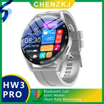 Originalni Pametni Sat HW3 Pro Gospodo NFC Puni Zaslon osjetljiv na dodir na Red, sat suočava IP67, Bluetooth-Poziv, Ženske Pametni Sat za iOS, Android