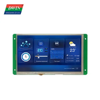 DWIN LCD Modul T5L ASIC 7 Cm 1024*600 IPS Nema/Capative/Buntovna Zaslon Osjetljiv na dodir HMI zaslon za mikrokontroler