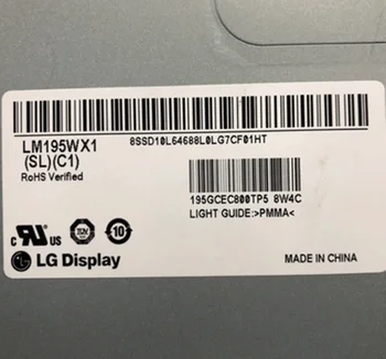 Originalni 19,5-inčni LCD zaslon 1440*900 LM195WX1-SLC1 LM195WX1- (SL) (C1) LCD monitor