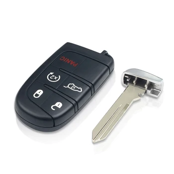 KEYYOU Vozila Zamjena Smart Remote Key Shell Torbica 4 + 1 5 Gumba Privjesak Bez Ključa Za Punjač Dodge i Jeep Grand Cherokee 2013-