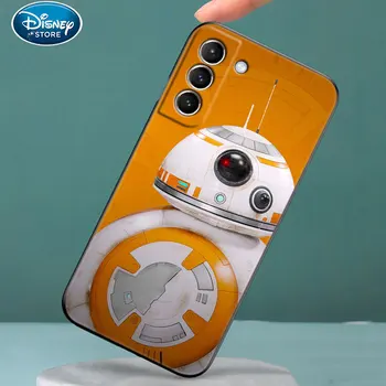 Disney Star Wars Robota R2-D2 BB8 Crna Torbica Za telefon Samsung Galaxy S21 S22 Ultra S20 FE S8 S9 S10E S10 Plus S10 Lite S7 Edge