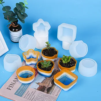 Kutija Za Skladištenje Smole Silikonska Forma Za Izradu Nakita Oblik Srca Izrezati Kalup DIY Crystal Epoxy UV Poklon Kutija Nakit Alati