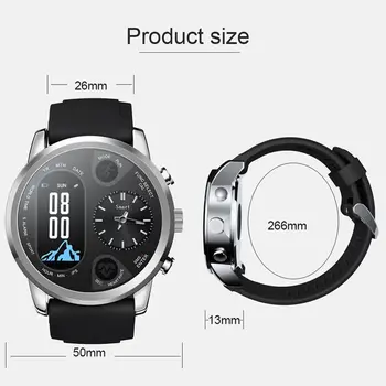 T3 T3 PRO Pametni Sat Dual Time Vodootporan IP67 Monitor Srčane Bluetooth Tracker Smartwatch Sport Za IOS, Android