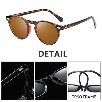 LIOUMO Marke Okrugle Sunčane Naočale Za Žene Klasičnih Ultra TR90 Dizajnerske Polarizirane Naočale Za Vožnju Gospodo Retro Naočale oculos de sol