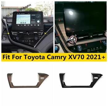 Kontrolna Ploča Automobila Srednje AC oduška Okvir Navlaka Za Toyota Camry XV70 2021-2023 Karbonskih Vlakana/Stablo dodatna Oprema Za Interijer