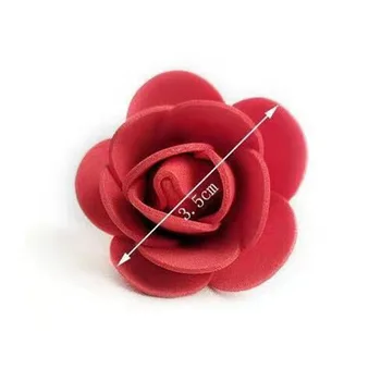 Cvijeće Od poliuretanske pjene Ruže Eternelle 3,5 cm Velika Glava Za Umjetne Medvjedi Srce Medo Home Ukrasni Vijenac Valentinovo DIY Poklon