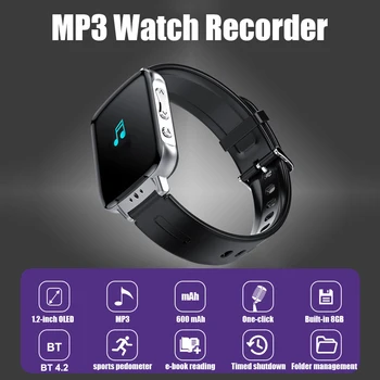 S11 Bluetooth Sat Trčanje MP3 Sportski Pedometar Music Player Bez Gubitaka E-Knjiga Mini-Student Walkman