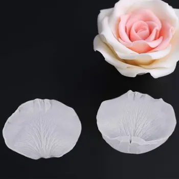 Nove Latice Ruže Прожилки Šećerna Alat Meridijani Cvijet Silikonska Forma Za Tortu Šećerna Alat oblik za tortu