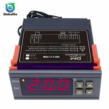 Digitalni Termostat MH1210W AC 110-220 v dc 12-24 v 10A regulator temperature prekidač mjerač temperature Termostat za inkubator kutija