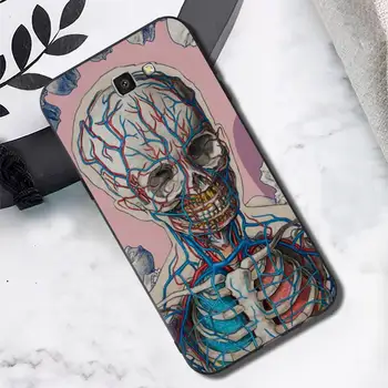 Medicinski Torbica za telefon s Anatomijom Čovjeka za Samsung J 2 3 4 5 6 7 8 prime plus 2018 2017 2016 core