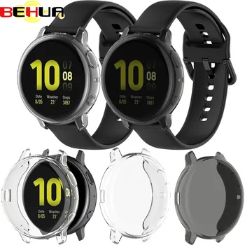 BEHUA Prozirna Zaštitna Torbica od TPU za Samsung Galaxy Watch Active 2 44 mm 40 mm SM-R830 R820 Zamjena Pokrova Pribor