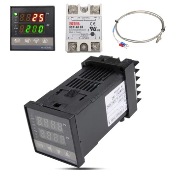 Novi Alarm REX-C100 od 110 do 240v od 0 do 1300 stupnjeva Digitalni PID Regulator Temperature Setove s Senzor tip K